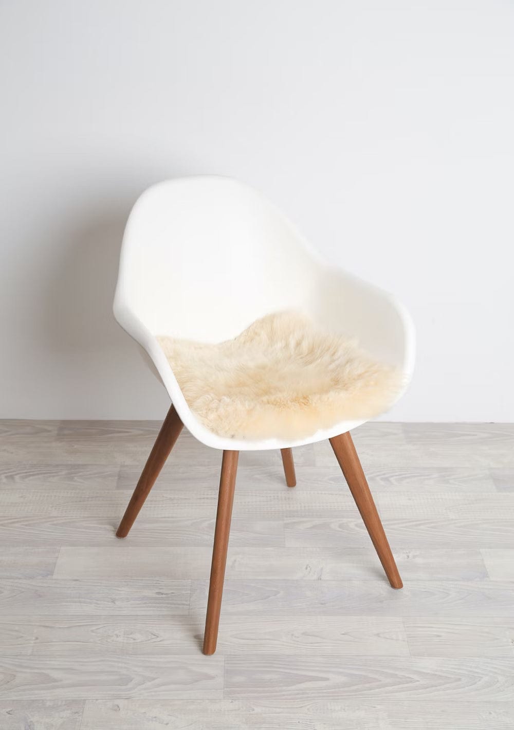 Longwool Sheepskin Cushion Cover - Wheat