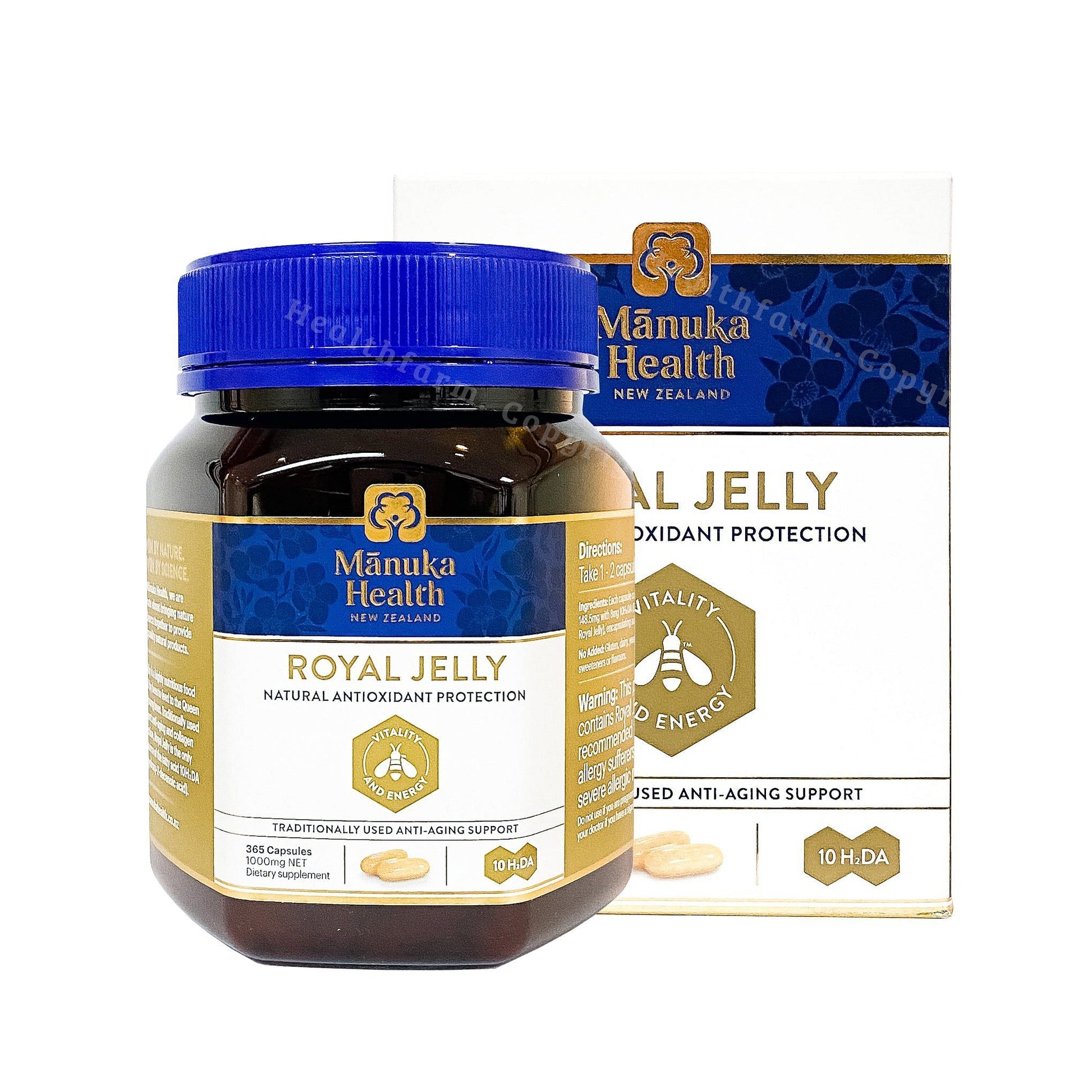 Manuka Health Royal Jelly [365 Capsules] | Healthfarm