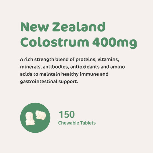 [EXTRA SALE] Colostrum Chewable with Lactoferrin (1.8mg)