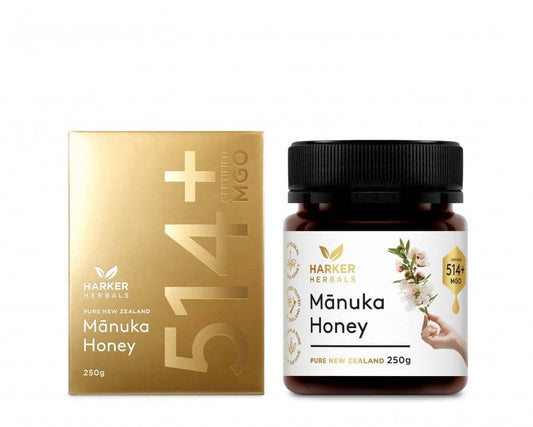 Harker Herbals Pure NZ Manuka Honey MGO 514+ | UMF15+ [250g]
