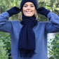 Plain 100% Merino Wool Scarf [9410]