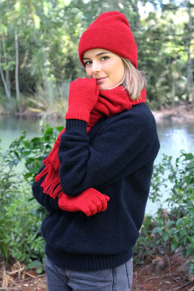 Plain 100% Merino Wool Scarf [9410]