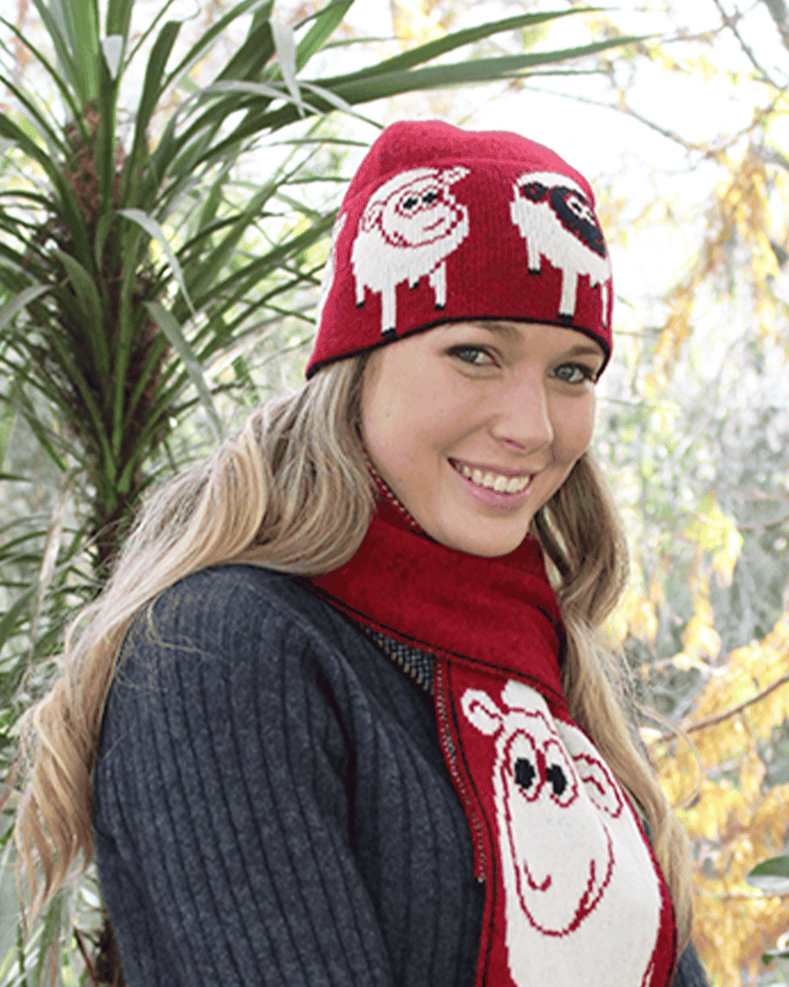 Merino Woolly Sheep Beanie [9458]