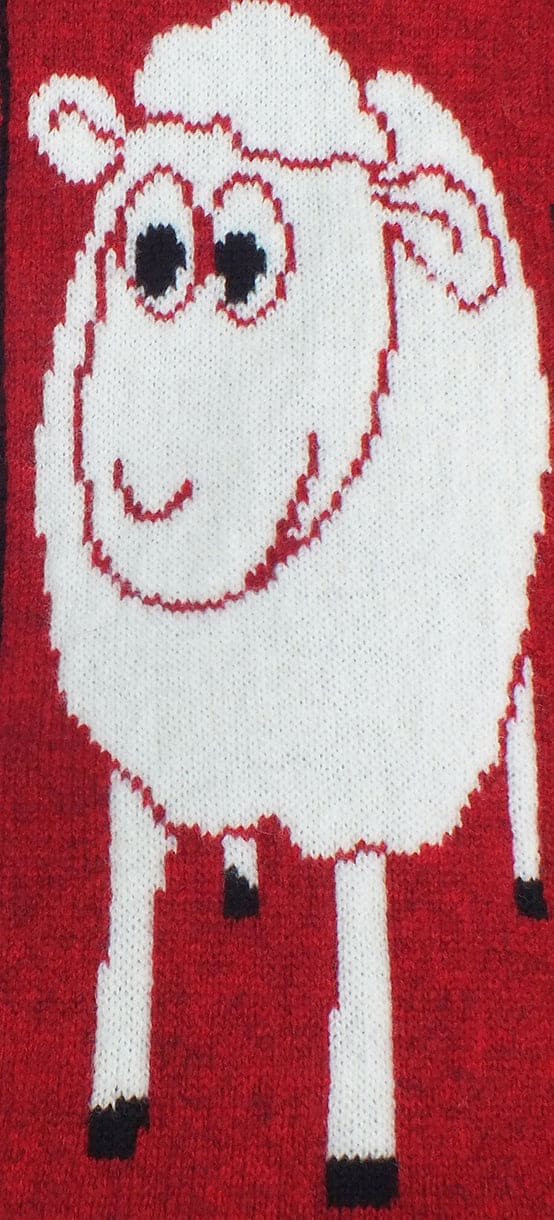 Merino Woolly Sheep Scarf [9459]