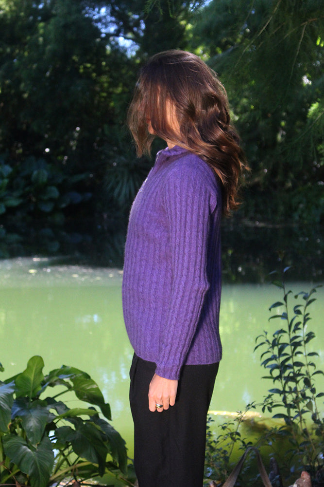 Possum Merino Ride Cable Jacket [9640]