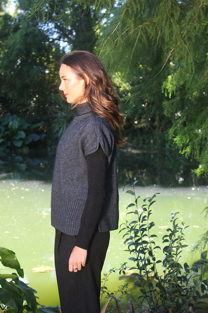 Possum Merino Channel Vest [9642]