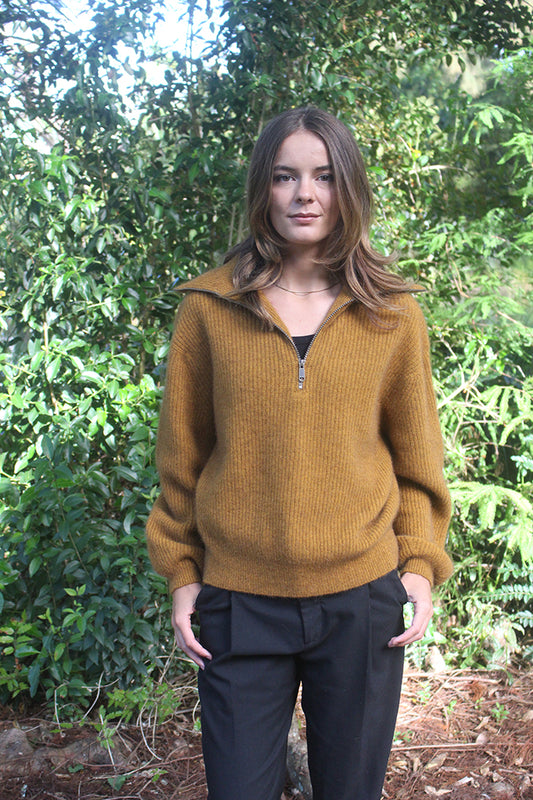 Possum Merino Daldy 1/4 Zip Jumper [9645]