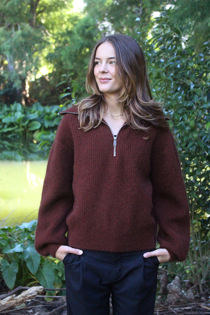Possum Merino Daldy 1/4 Zip Jumper [9645]