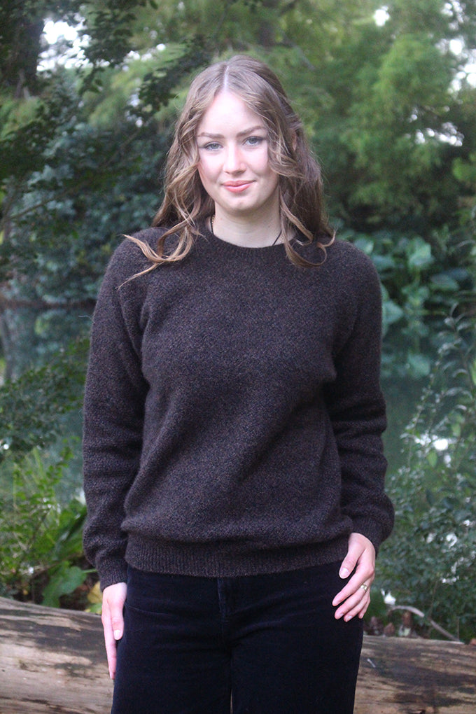 Possum Merino Spry Textured Jumper [9652]