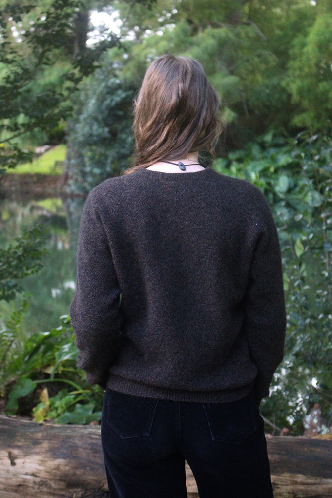 Possum Merino Spry Textured Jumper [9652]