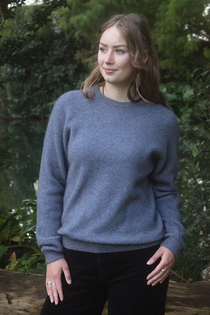Possum Merino Spry Textured Jumper [9652]