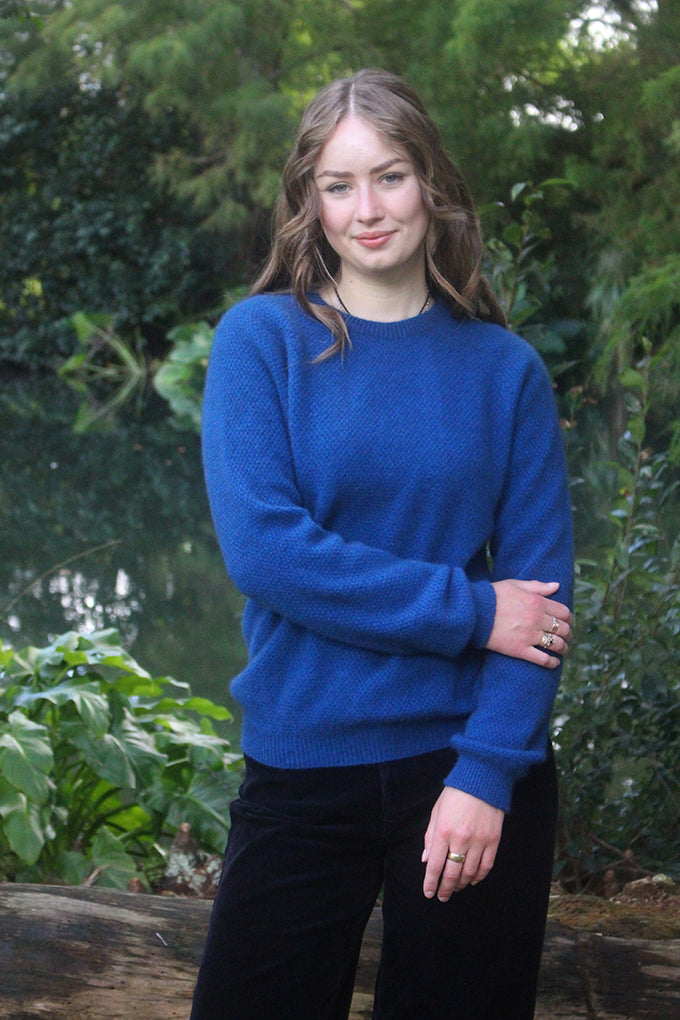 Possum Merino Spry Textured Jumper [9652]