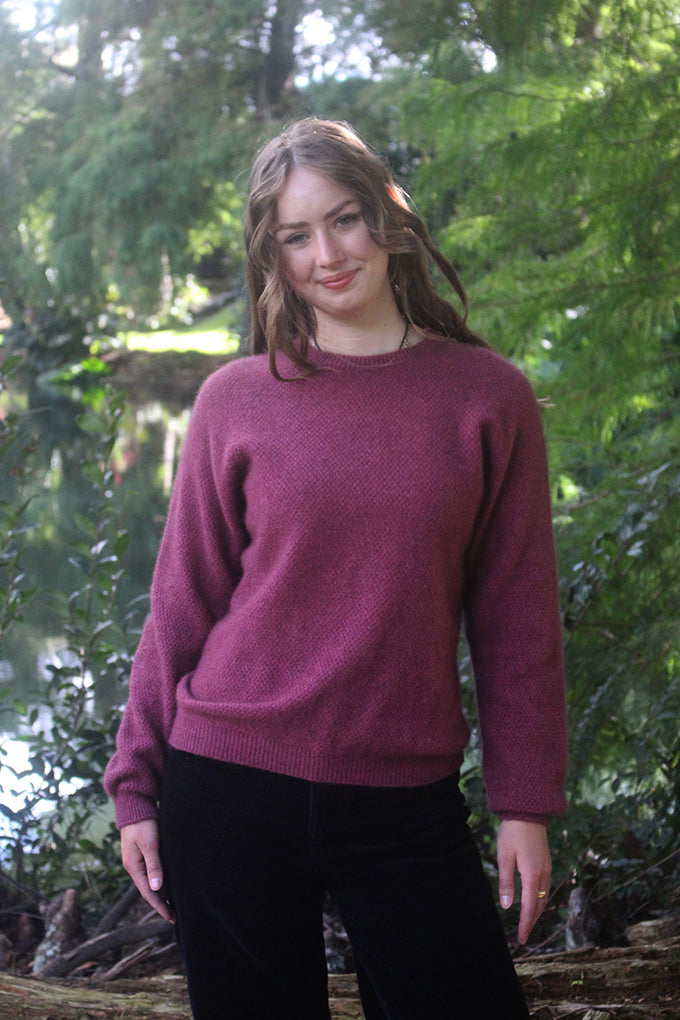 Possum Merino Spry Textured Jumper [9652]