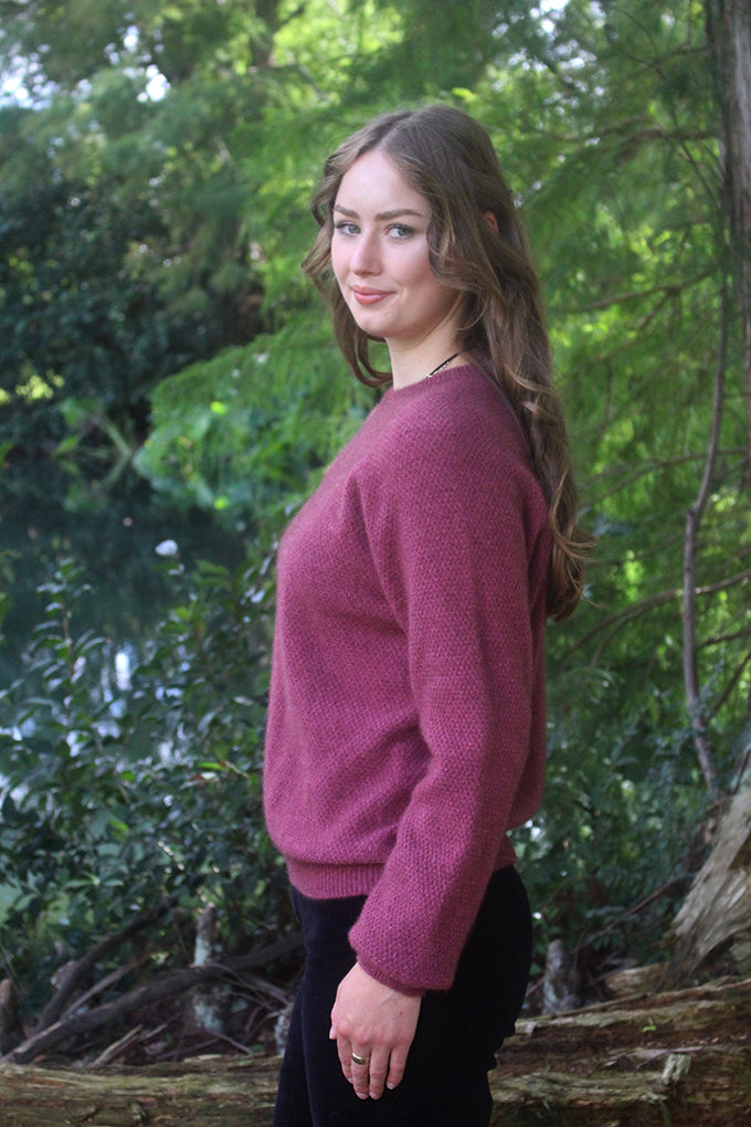 Possum Merino Spry Textured Jumper [9652]