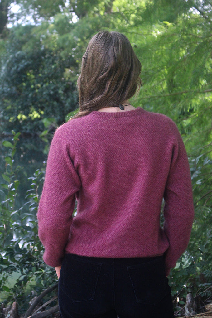 Possum Merino Spry Textured Jumper [9652]