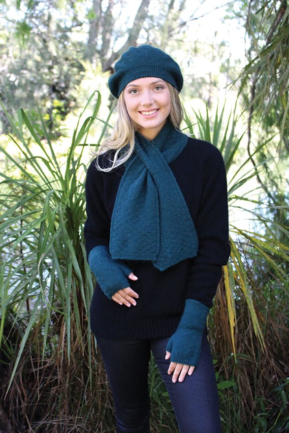 Possum Merino Dash Keyhole Scarf [9716]