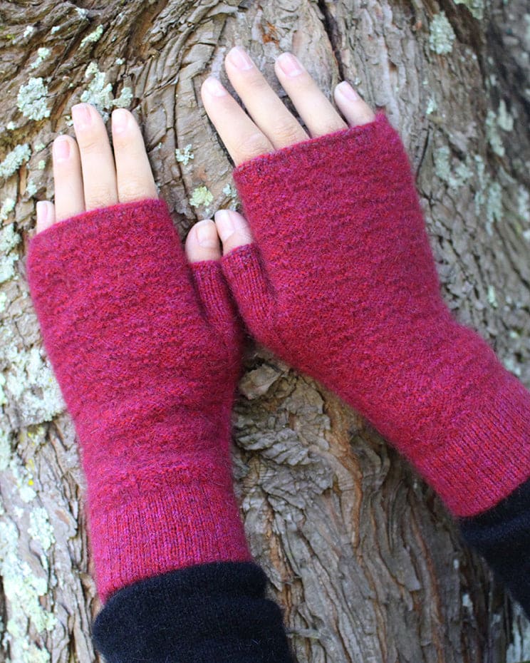 Possum Merino Dash Fingerless Mitten [9717]