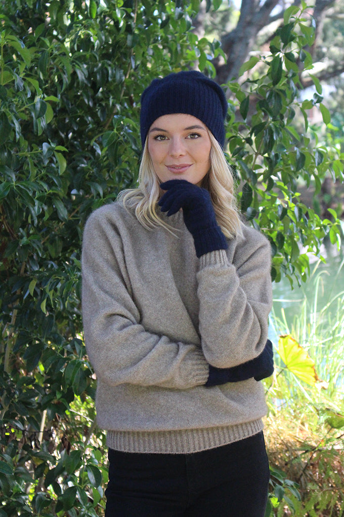 Possum Merino Turn Back Beanie [9731]