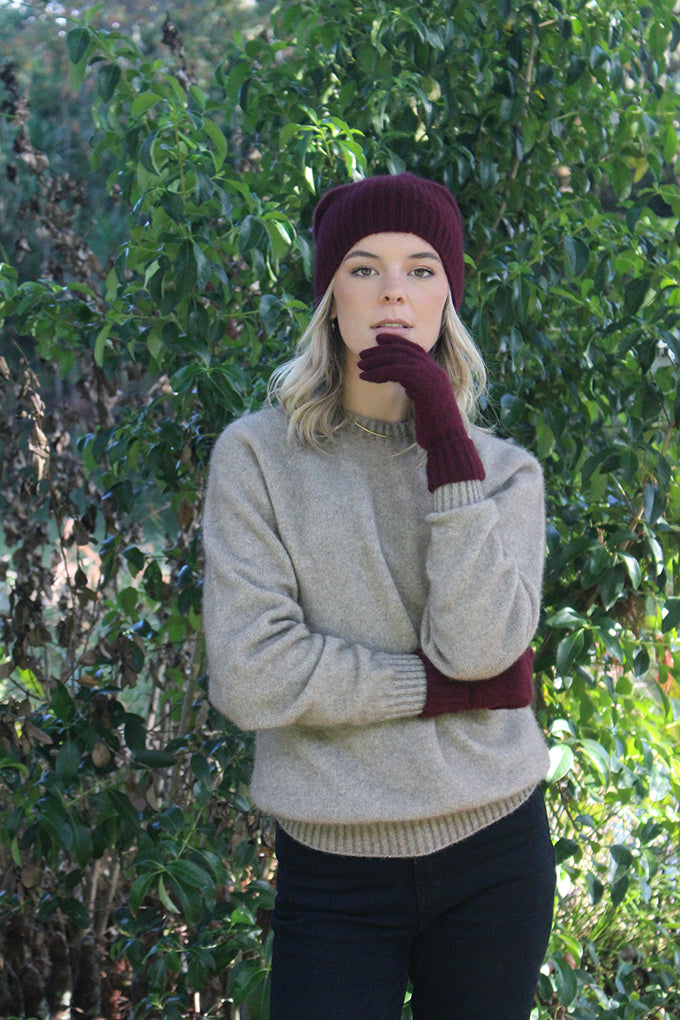 Possum Merino Turn Back Beanie [9731]