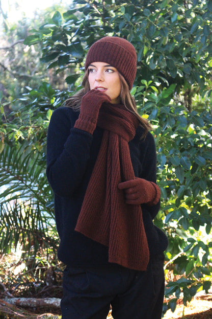 Possum Merino Turn Back Beanie [9731]