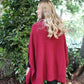 Possum Merino Lush Cowl Neck Poncho [9768]