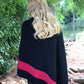 Possum Merino Cosset Poncho [9769]