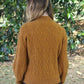 Possum Merino Cable Bell Sleeve Jumper [9778]