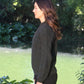 Possum Merino Cable Bell Sleeve Jumper [9778]