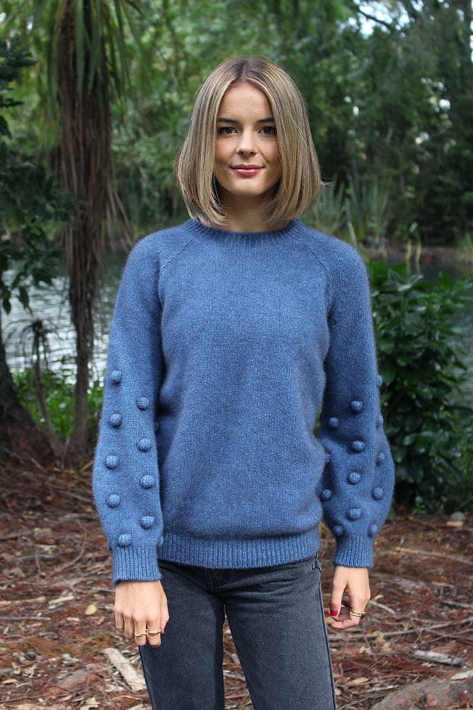 Possum Merino Bobble Sleeve Jumper [9781]