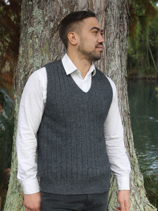 Possum Merino Men's Pullover Vest [9800]