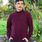 Possum Merino Men's Plain Crew Neck Jumper [9812]