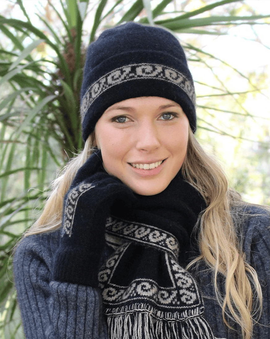 Possum Merino Koru Beanie [9942]