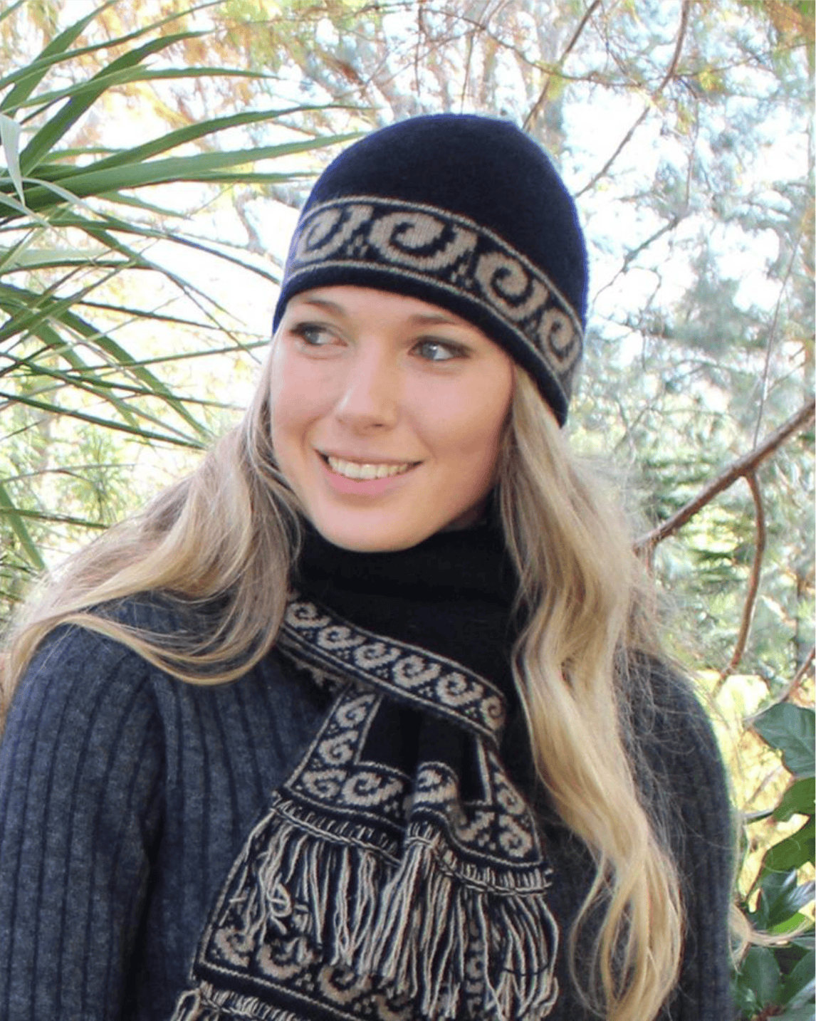 Possum Merino Single Koru Beanie [9945]