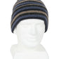 Possum Merino Multi Striped Beanie [9952]