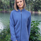 Possum Merino Plain Zip Cardigan [9963P]
