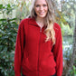 Merino & Possum Plain Zip Cardigan with Pockets [9976 - 5 colours]