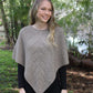 Possum Merino Lace Poncho [9980]