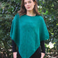 Possum Merino Lace Poncho [9980]