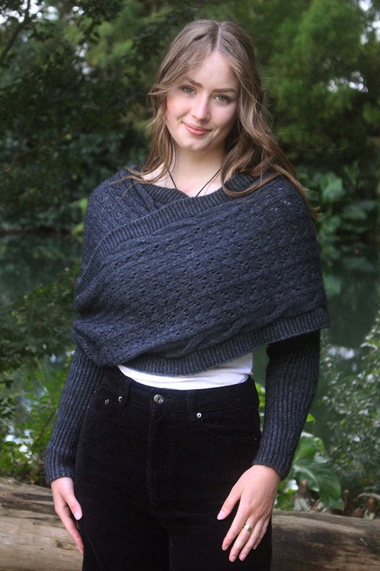 Possum Merino Embrace Wrap [9986]