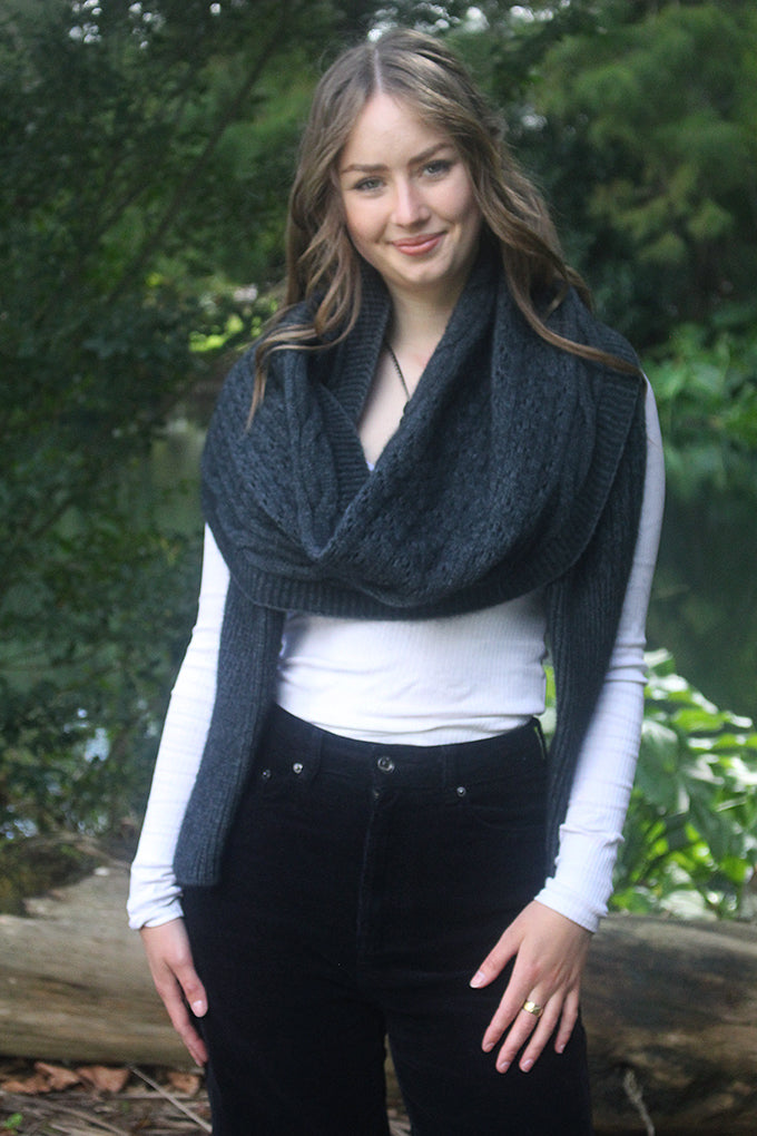 Possum Merino Embrace Wrap [9986]