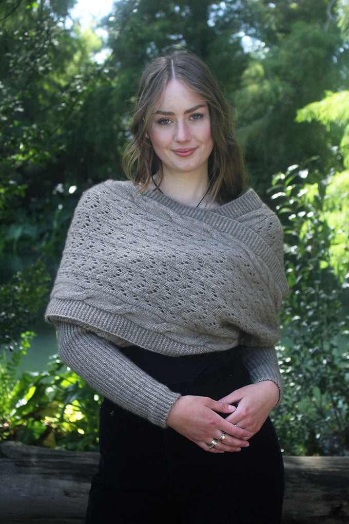 Possum Merino Embrace Wrap [9986]