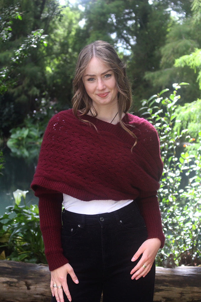 Possum Merino Embrace Wrap [9986]