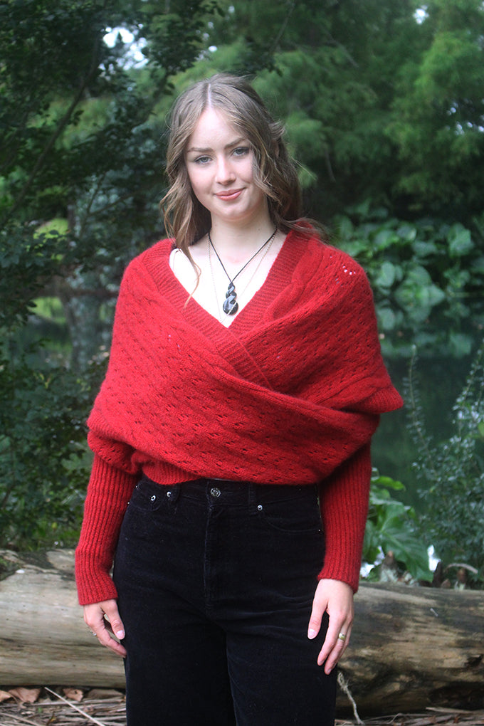 Possum Merino Embrace Wrap [9986]