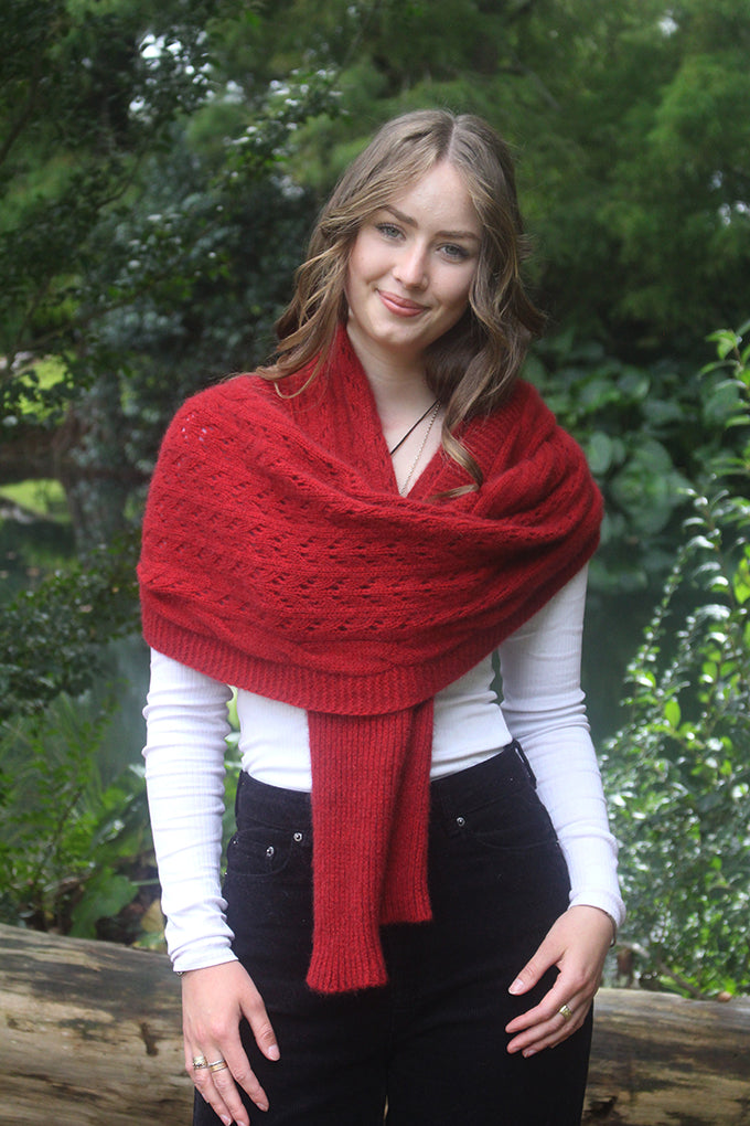 Possum Merino Embrace Wrap [9986]