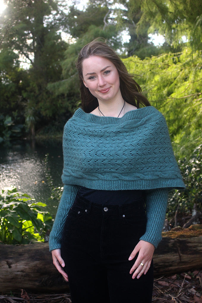 Possum Merino Embrace Wrap [9986]