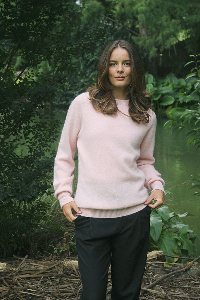 Alpaca Plain Crew Neck Jumper [ALP071]