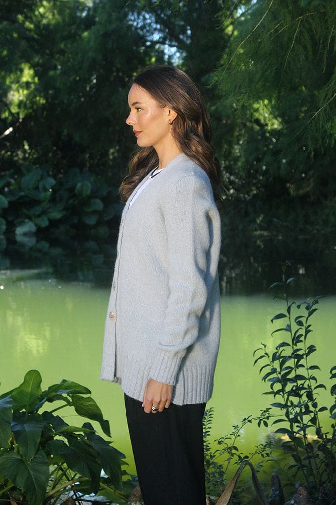 Alpaca Plain Cardigan [ALP073]