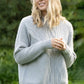 Alpaca Plain Crew Neck Cable Jumper [A076]