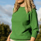 Merino + Cotton Penny Textured Jumper [CM102]