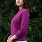 Merino + Cotton Penny Textured Jumper [CM102]